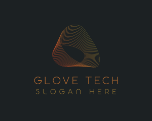 Wave Tech Cyberspace logo design