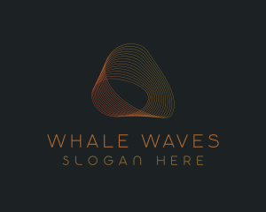 Wave Tech Cyberspace logo design