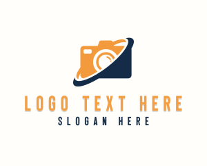 Photo Booth - Camera Planet Digicam logo design