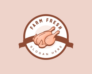 Fresh Chicken Meat logo design