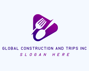 Culinary - Spoon Fork Play logo design