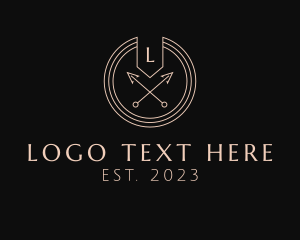 Agency - Hipster Arrow Pub Bistro logo design