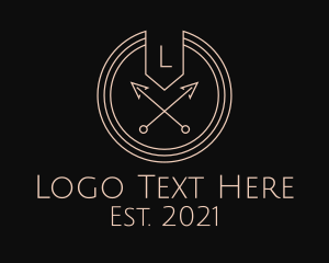 Luxury - Luxury Hipster Arrow logo design