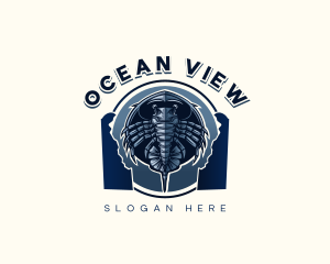 Ocean Crab Crustacean logo design