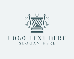 Thread - Sewing Needle Thread logo design