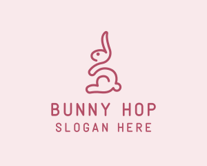 Bunny Rabbit Pet logo design