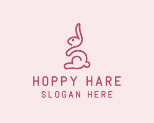 Rabbit - Bunny Rabbit Pet logo design