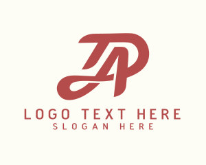 Blogger - Stylish Letter DA Monogram logo design
