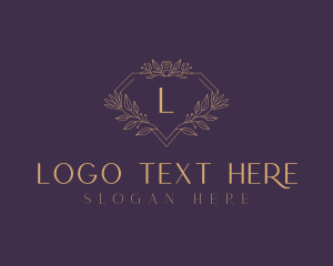 Events Place - Diamond Floral Boutique logo design