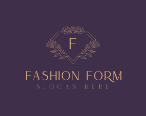 Diamond Floral Boutique logo design