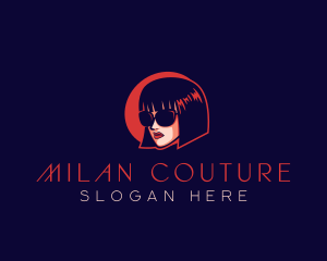 Woman Couture Fashion Shades logo design