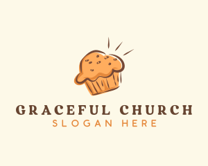 Handdrawn - Sweet Muffin Bake logo design