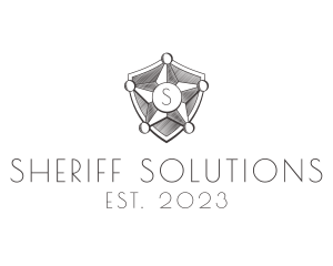 Star Sheriff Sketch logo design