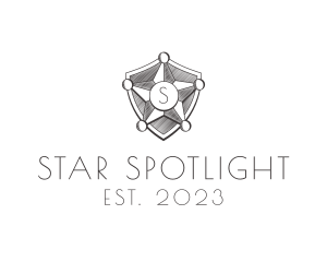 Star Sheriff Sketch logo design