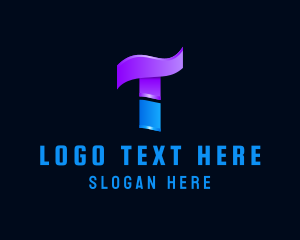 Device - Modern Business Letter T logo design