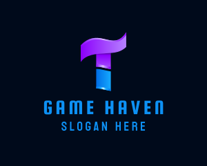 Gaming - Modern Business Letter T logo design