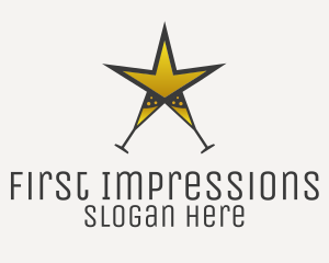 Champagne Star Club  logo design