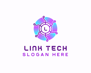 Software Tech Cyber logo design