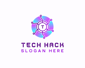 Software Tech Cyber logo design