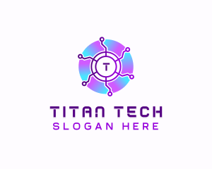 Software Tech Cyber logo design