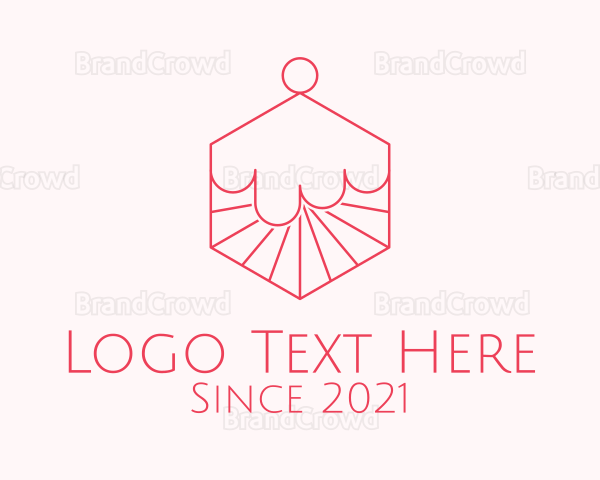 Hexagon Cupcake Dessert Logo