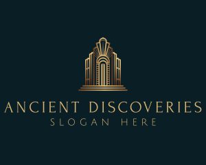 Architecture Art Deco Building logo design