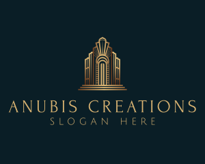 Architecture Art Deco Building logo design