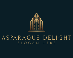 Architecture Art Deco Building logo design