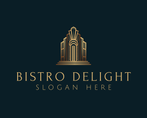 Architecture Art Deco Building logo design