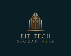 Architecture Art Deco Building logo design