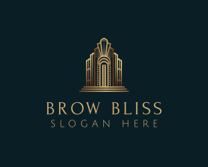 Architecture Art Deco Building logo design