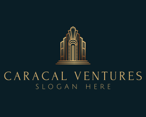 Architecture Art Deco Building logo design