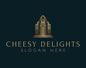 Architecture Art Deco Building logo design