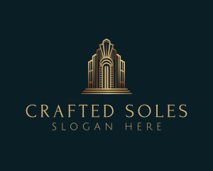 Architecture Art Deco Building logo design