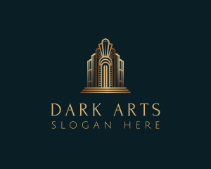 Architecture Art Deco Building logo design