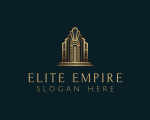 Architecture Art Deco Building logo design