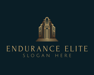 Architecture Art Deco Building logo design