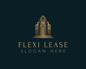 Architecture Art Deco Building logo design