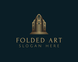 Architecture Art Deco Building logo design