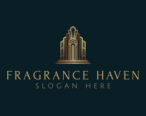 Architecture Art Deco Building logo design