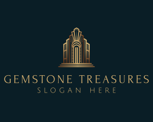 Architecture Art Deco Building logo design