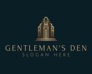 Architecture Art Deco Building logo design