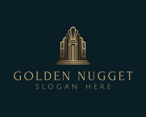 Architecture Art Deco Building logo design