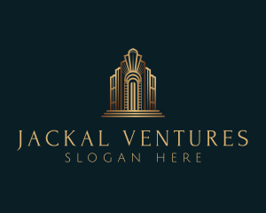 Architecture Art Deco Building logo design