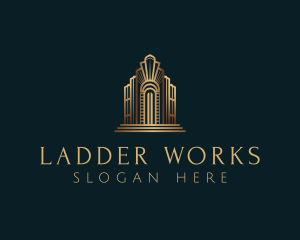 Architecture Art Deco Building logo design