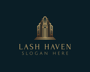 Architecture Art Deco Building logo design