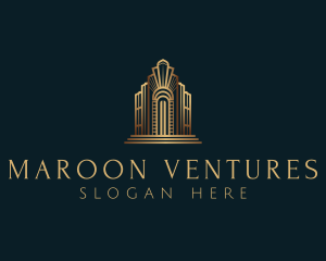 Architecture Art Deco Building logo design