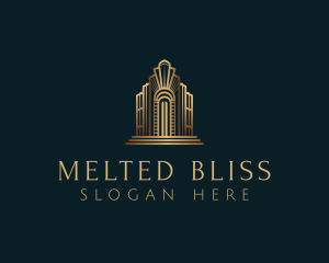 Architecture Art Deco Building logo design