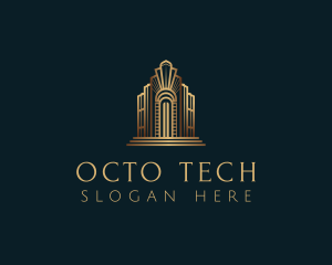 Architecture Art Deco Building logo design