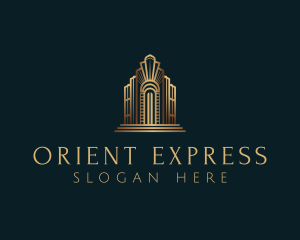 Architecture Art Deco Building logo design